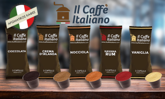 50 Κάψουλες Αρωματικού Espresso Il Caffe Italiano, για Μηχανές Nespresso