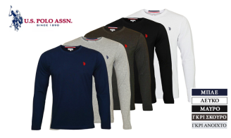 Ανδρική Μακρυμάνικη Μπλούζα US Polo ASSN, σε 5 Χρώματα