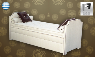 Καναπές-Κρεβάτι Κλασικού Τύπου με 2 Στρώματα και Αντικριστά Προσκέφαλα