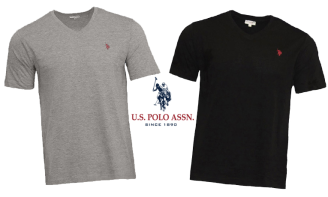 Σετ T-Shirt 'US Polo ASSN' με V Λαιμόκοψη