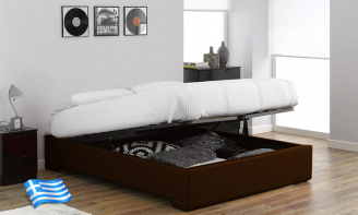 Διπλό Κρεβάτι με Αποθηκευτικό Χώρο & Ορθοπεδικό Στρώμα