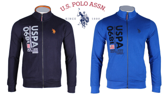 Ανδρική Ζακέτα με Φερμουάρ U.S. Polo Assn