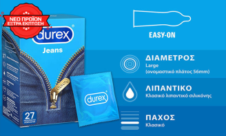 Durex Jeans Ευκολοφόρετα Προφυλακτικά | 27 τμχ.