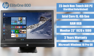 HP EliteOne 800 G1 i5,23'AiO Certified Refurbished