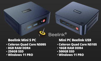 Μini PC Πολύ Μικρού Μεγέθους Beelink