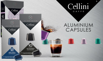 10 Κάψουλες Αλουμινίου Nespresso Συμβατές Cellini