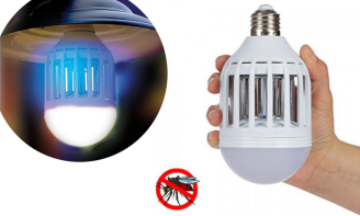 Αντικουνουπικές Λάμπες LED 9W 2 σε 1, για να Απαλλαγείτε από Κουνούπια